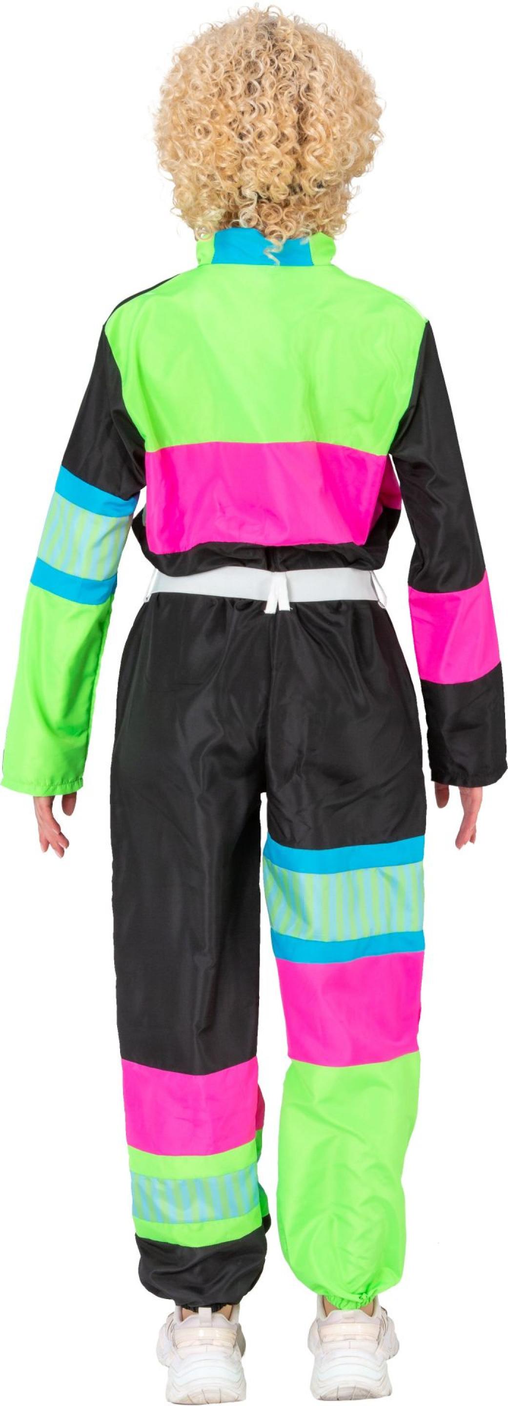 Combinaison de ski fluo années 80 taille M/L