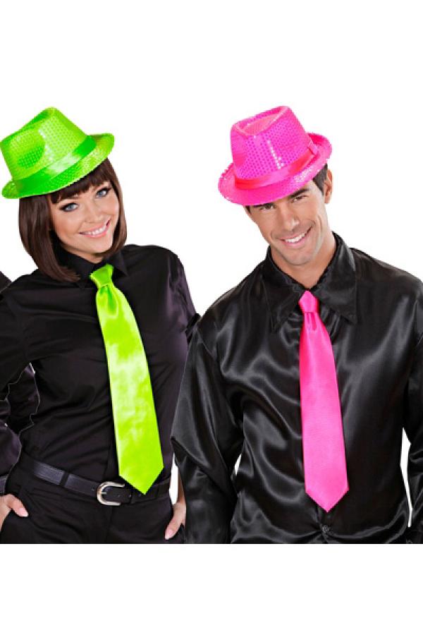 Cravate fluo verte