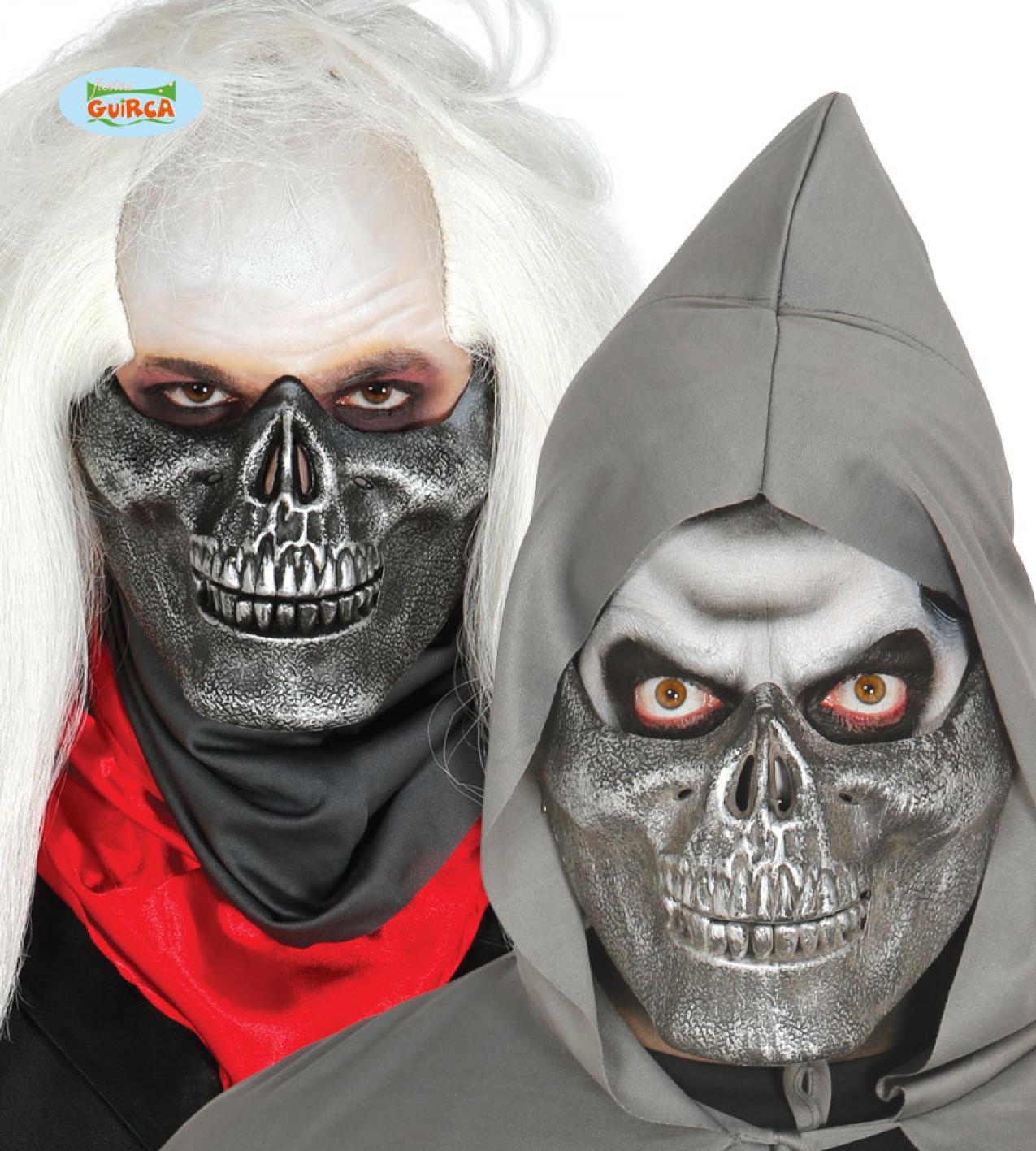 1/2 masque tête de mort