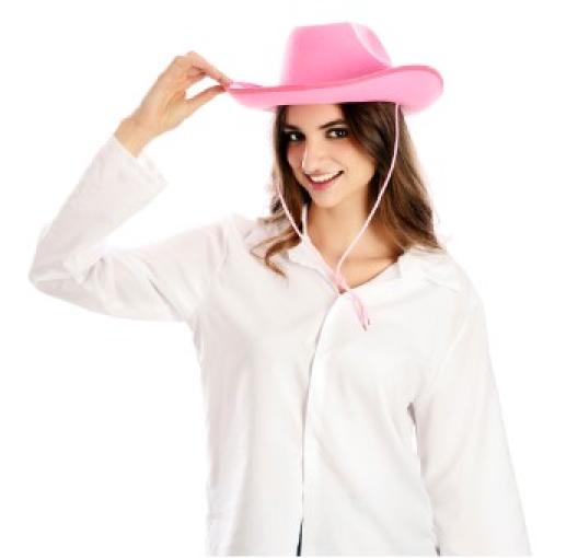 chapeau cowboy rose