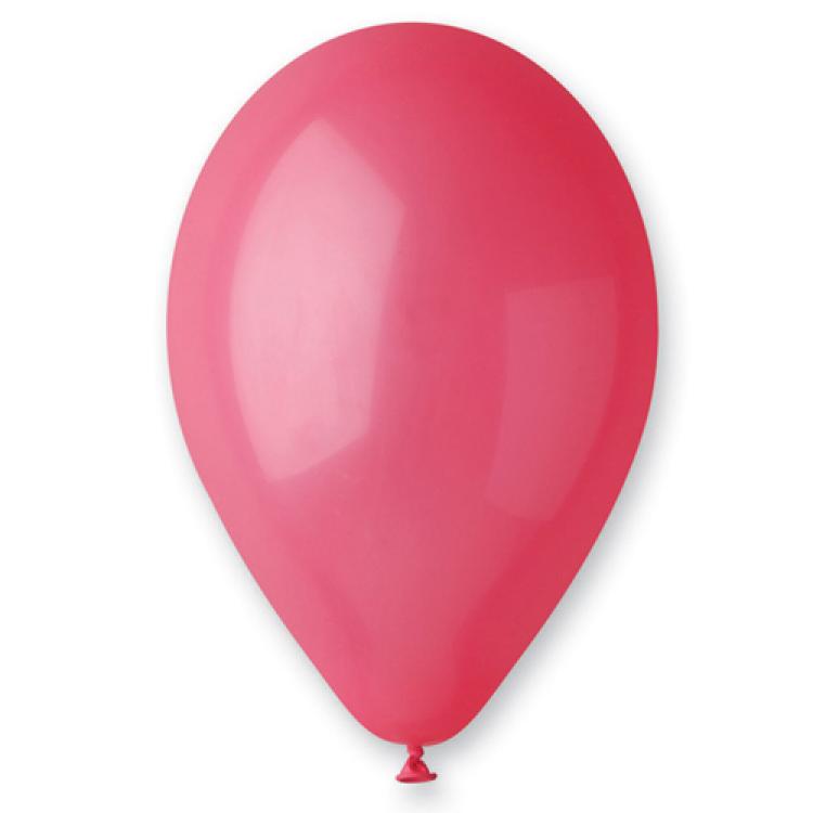 50 ballons latex 25cm rouge fabriqués en France