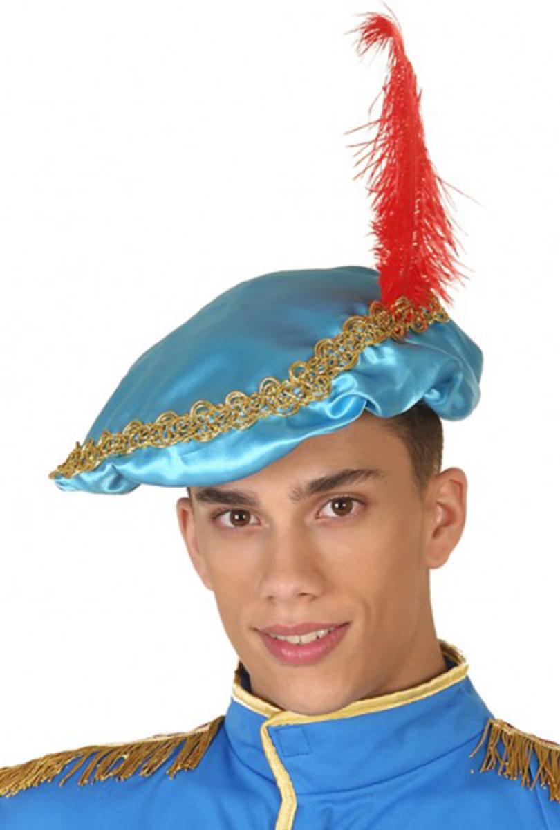 Coiffe de Prince bleue