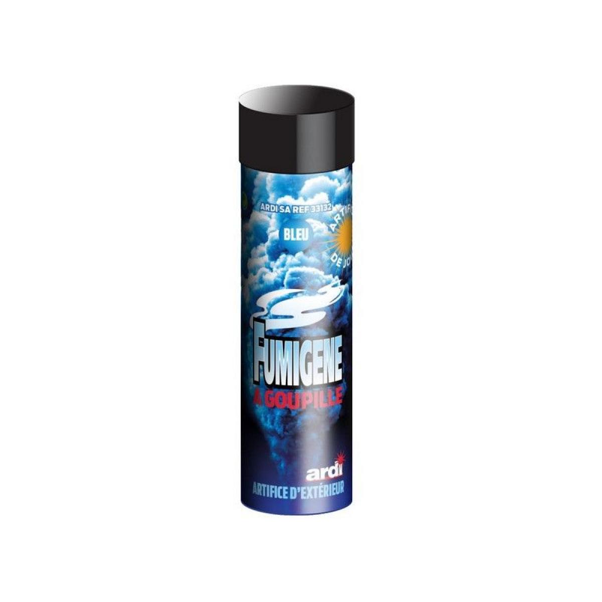 Fumigène à goupille 1mn bleu