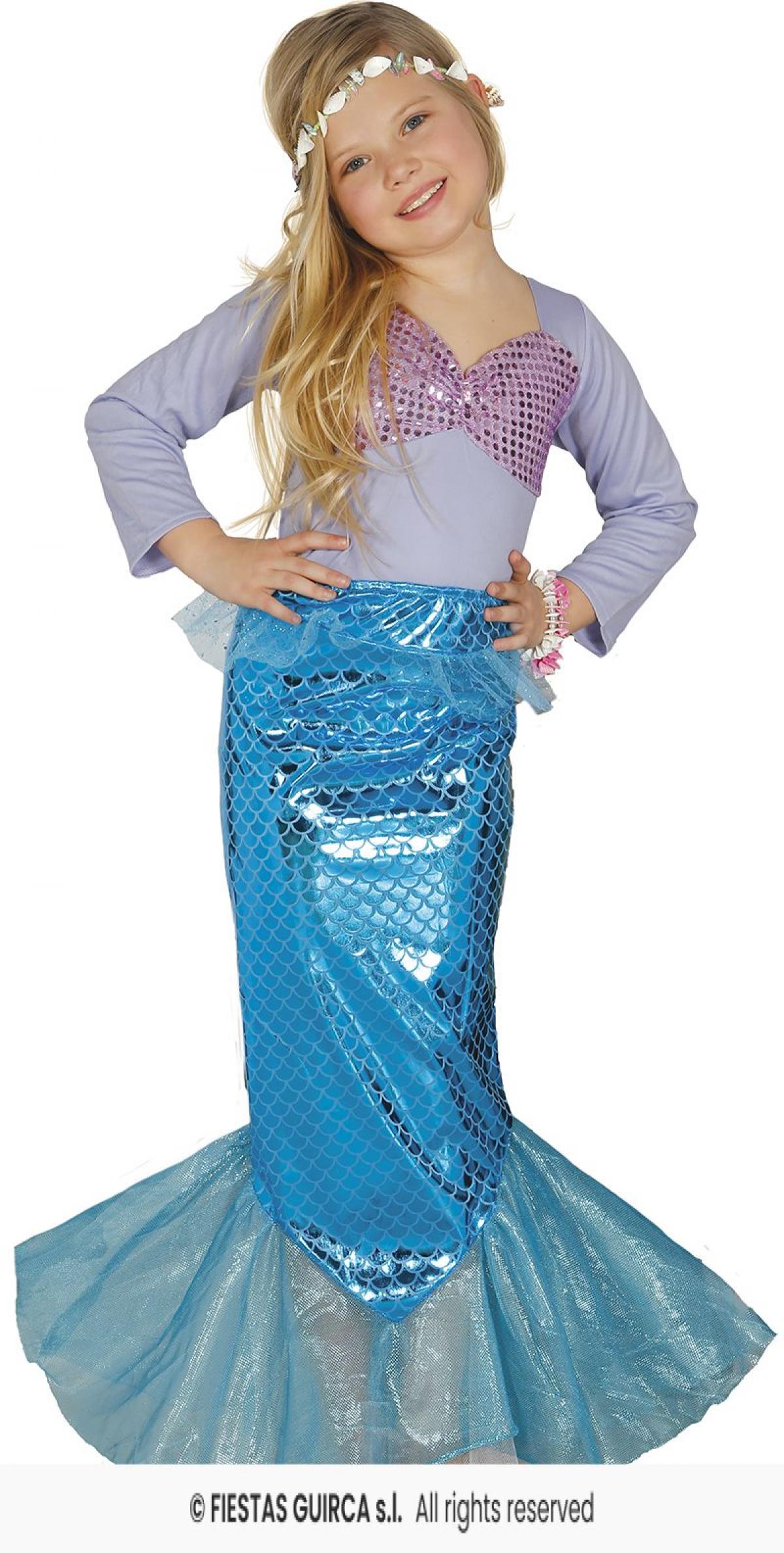 Sirène enfant taille 5/6 ans