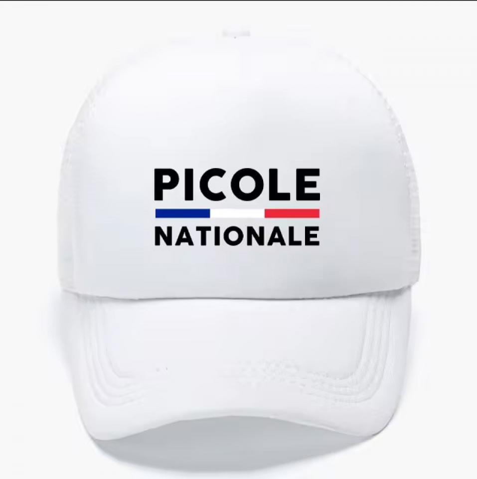 Casquette blanche Picole Nationale pas cher