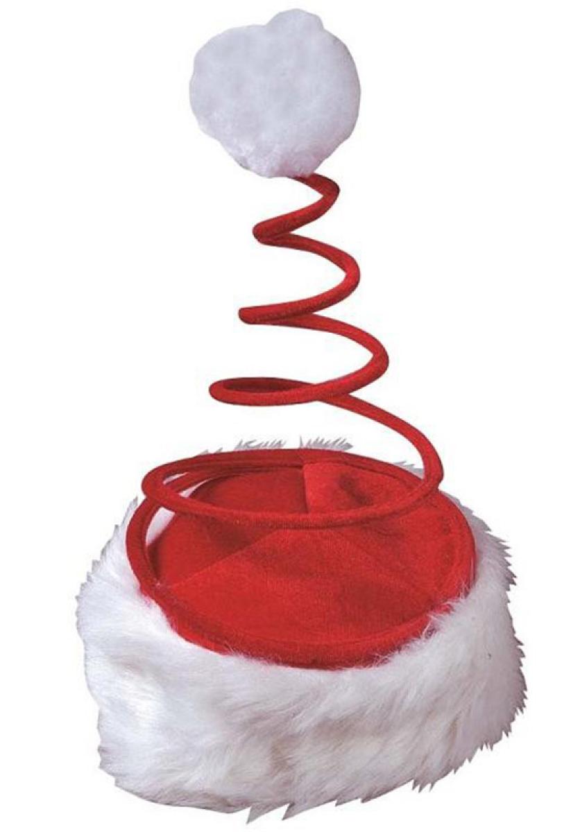 Bonnet Père Noël à ressort