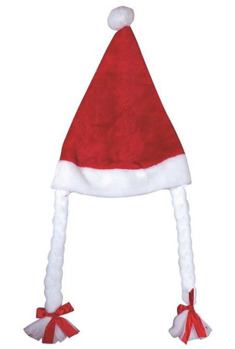 Bonnet mere noel peluche