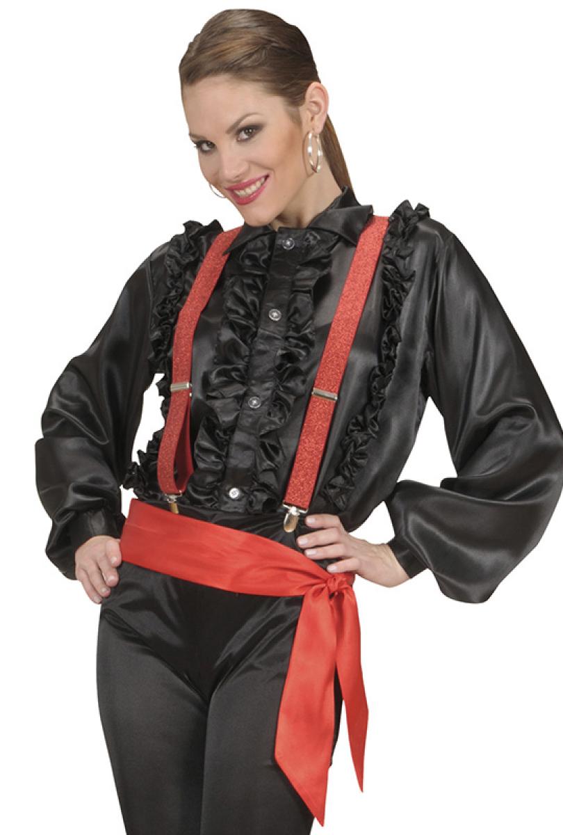 Ceinture ou bandeau de tête rouge