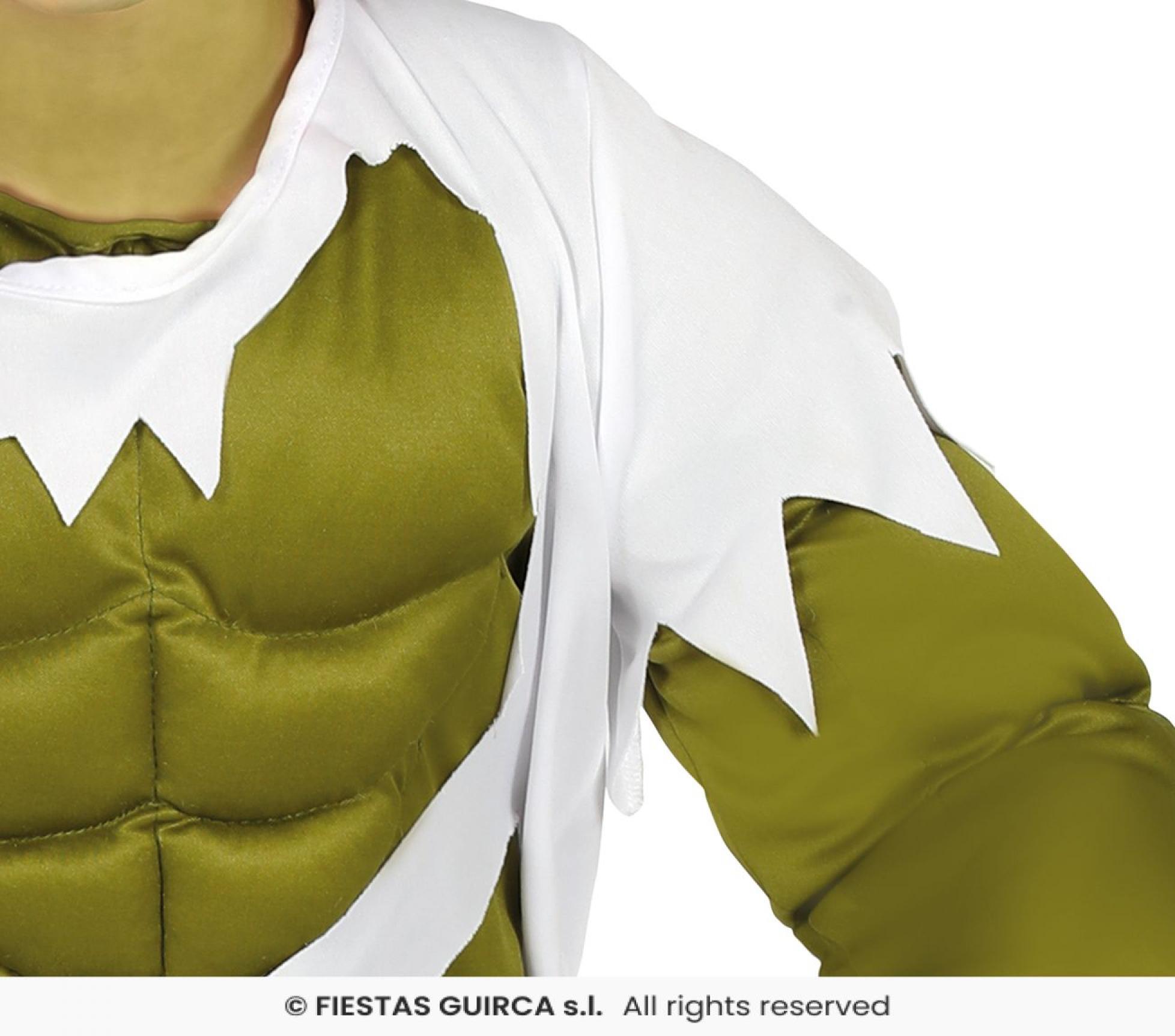 Homme costaud vert Hulk enfant taille 10/12 ans