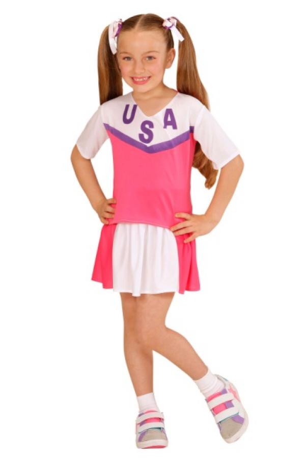 Pompom girl rose 5/7 ans