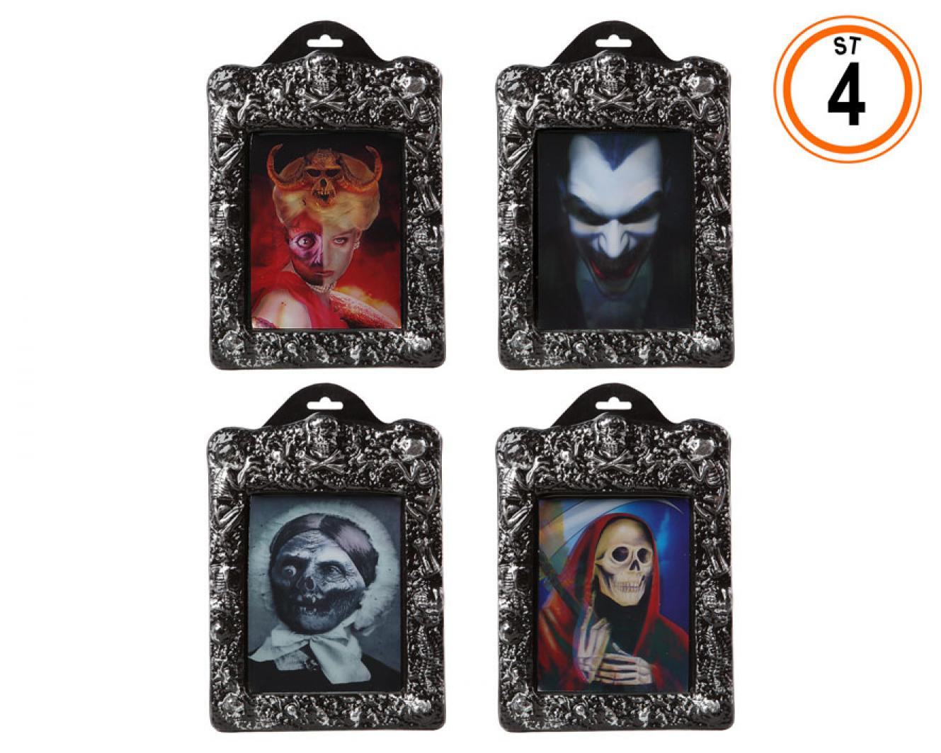 Tableau Cadre holographique halloween 30x21cm