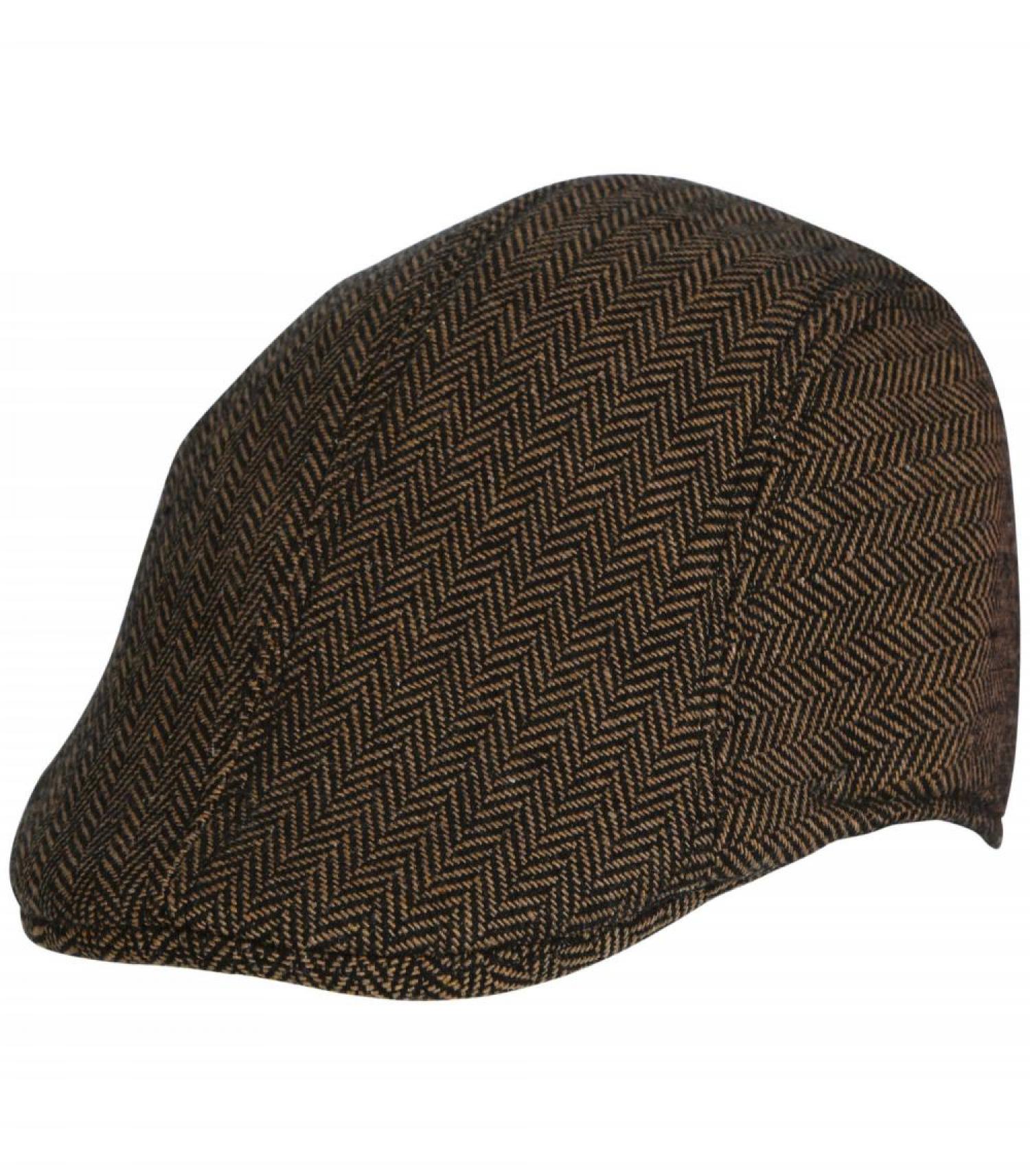 Béret gangster gris velours 19ème siècle