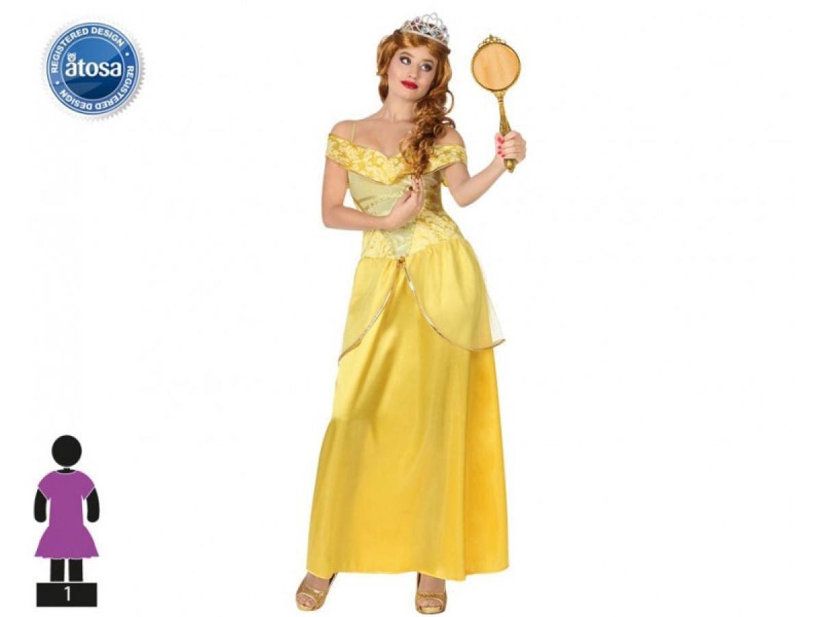 Belle princesse jaune taille XL