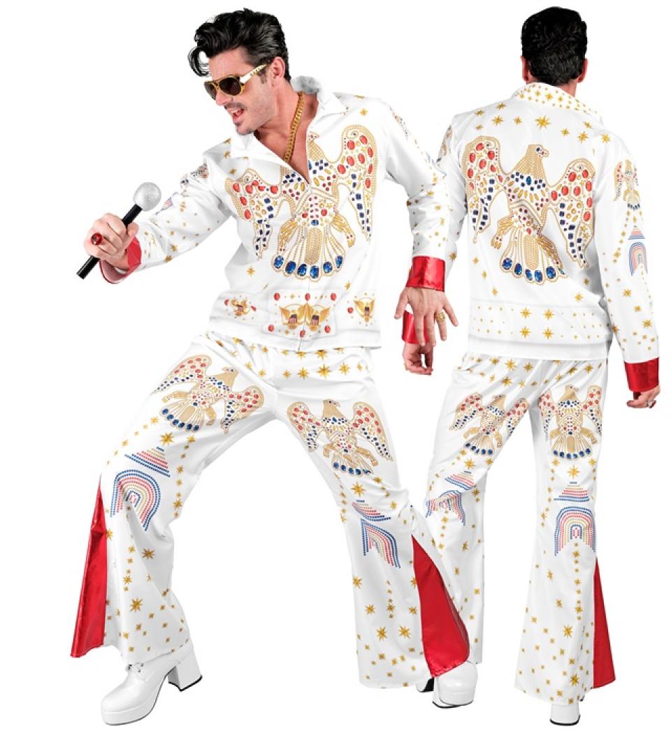 Déguisement Fast Costume Elvis roi du Rock'n Roll réaliste taille L