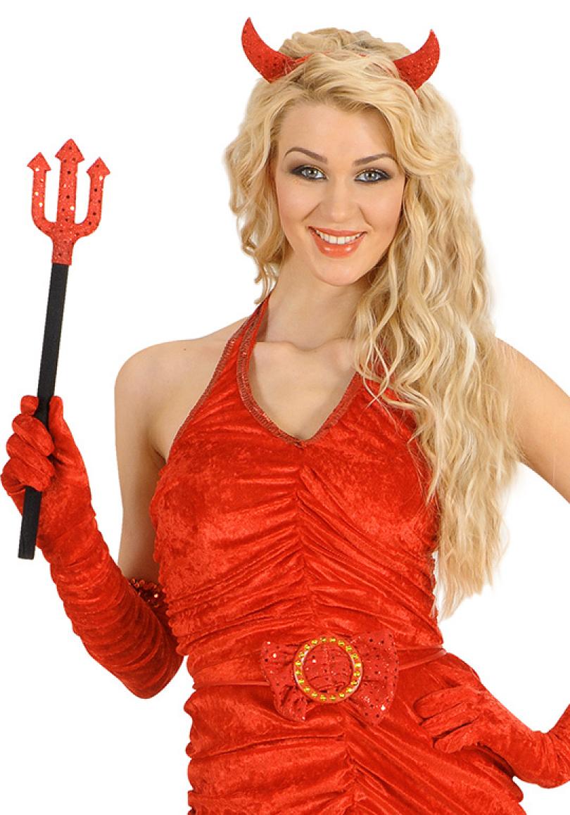 Fourche trident du diable en tissu