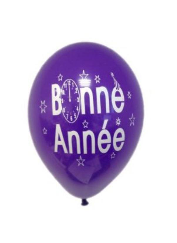 10 Ballons bonne année