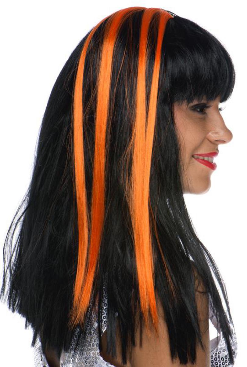 Paire d'extensions cheveux orange
