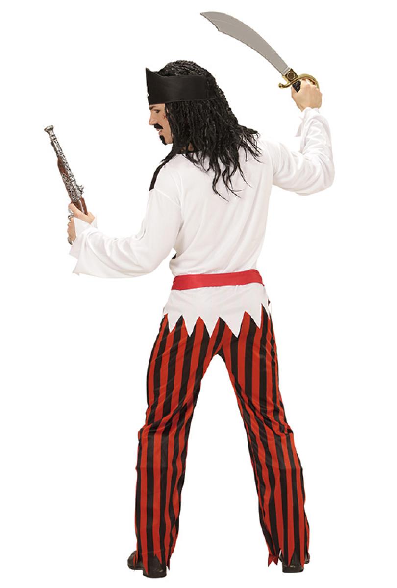 Pirate noir rouge taille M