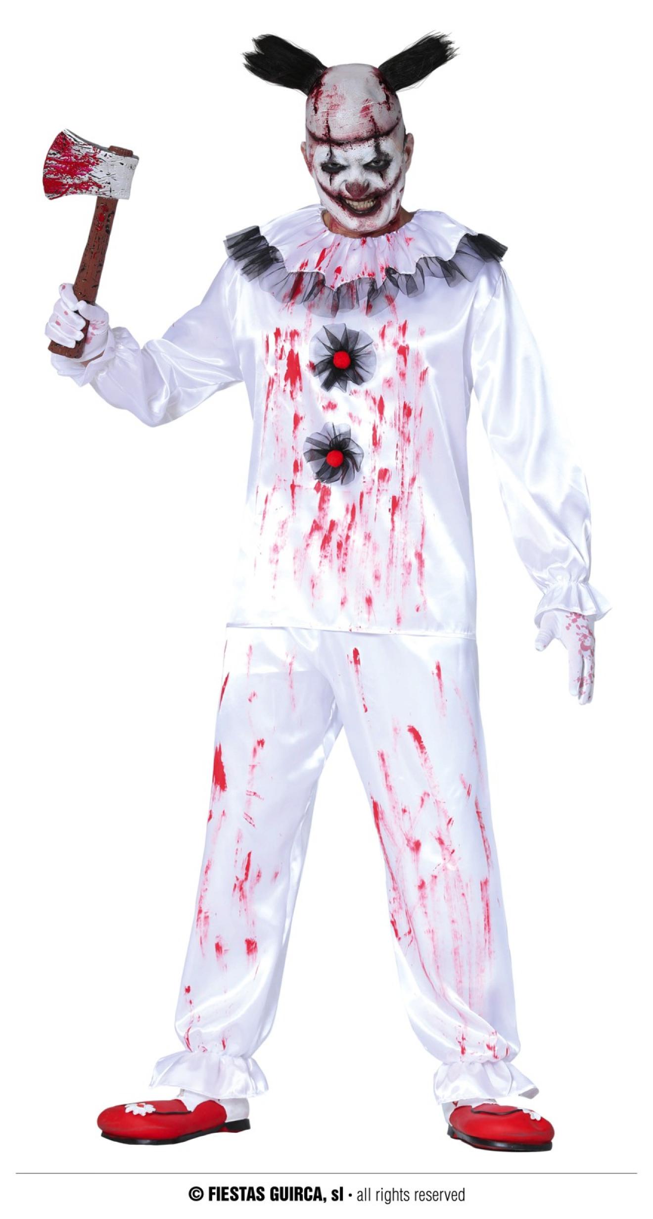 Clown psychopathe ensanglanté taille S/M