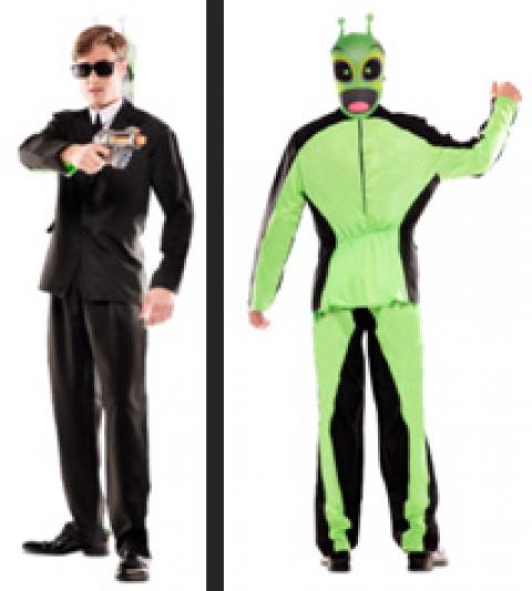 Agent MIB et extraterrestre recto/verso S
