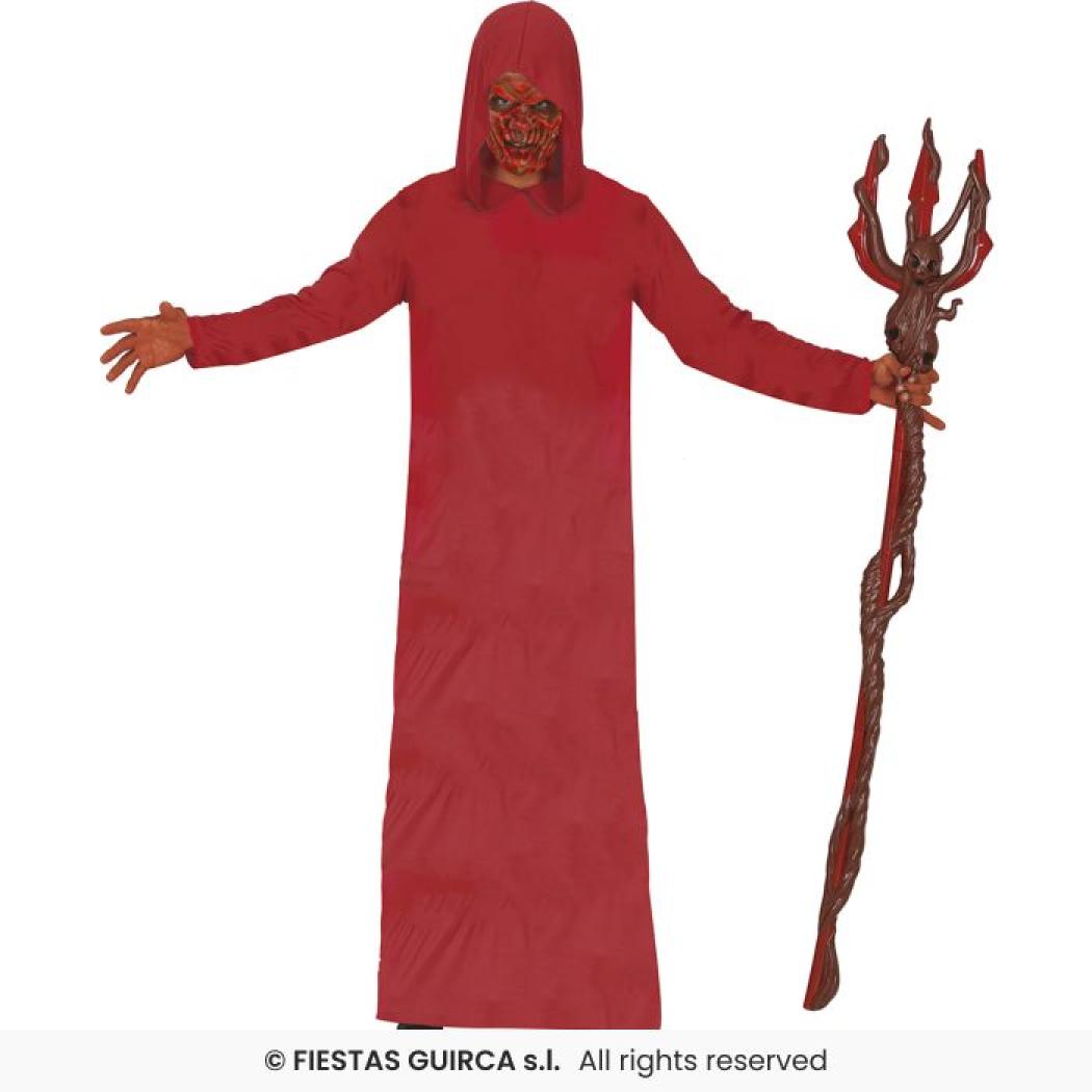 Tunique rouge avec capuche