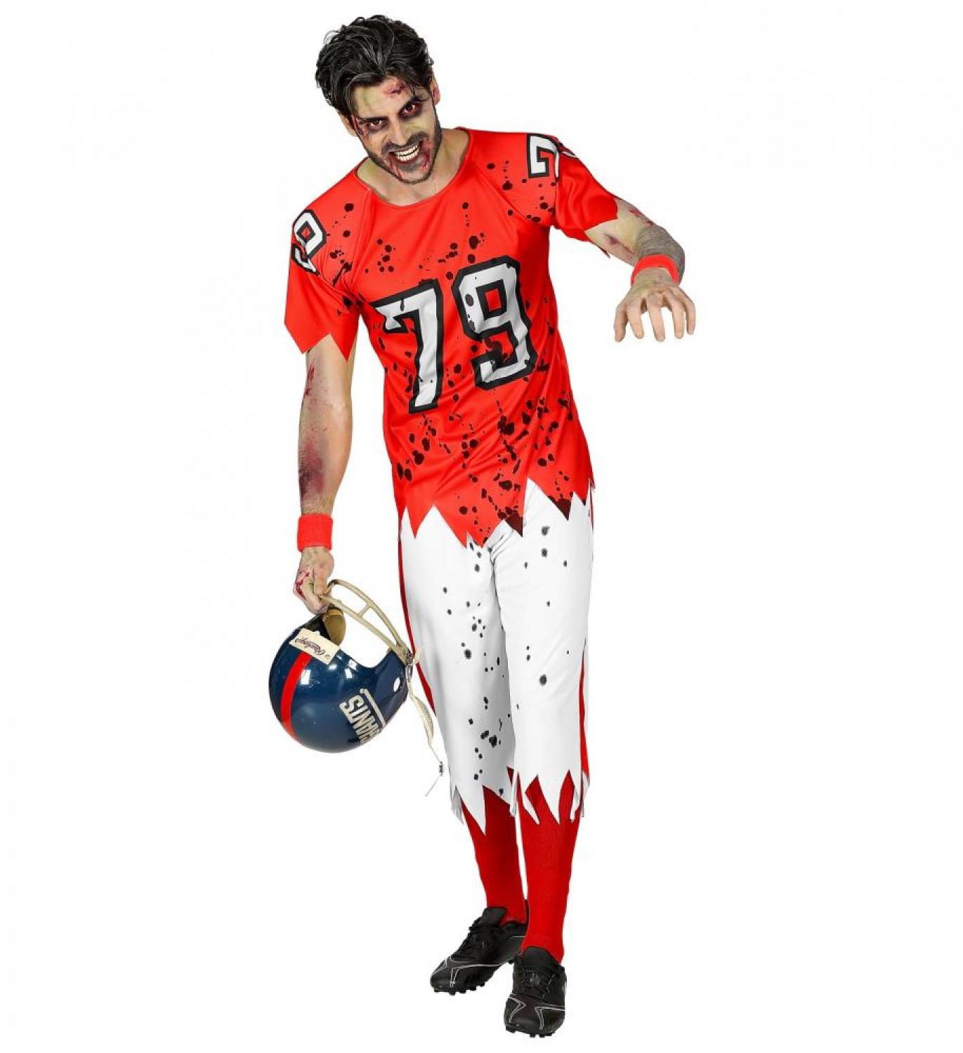 Footballeur américain zombie taille S