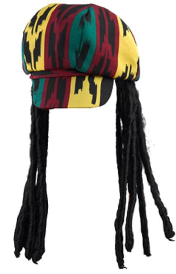 Casquette Rasta tissu
