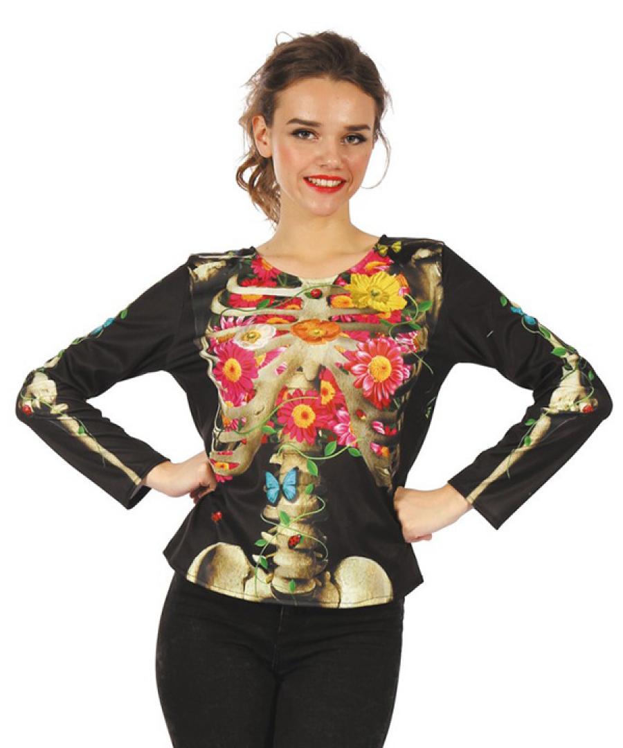 Tee shirt jour des morts femme