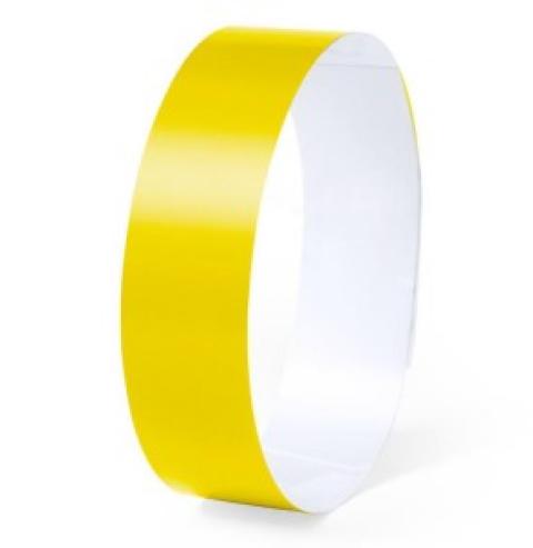 100 bracelets contrôle d'accès sécurité festival jaune