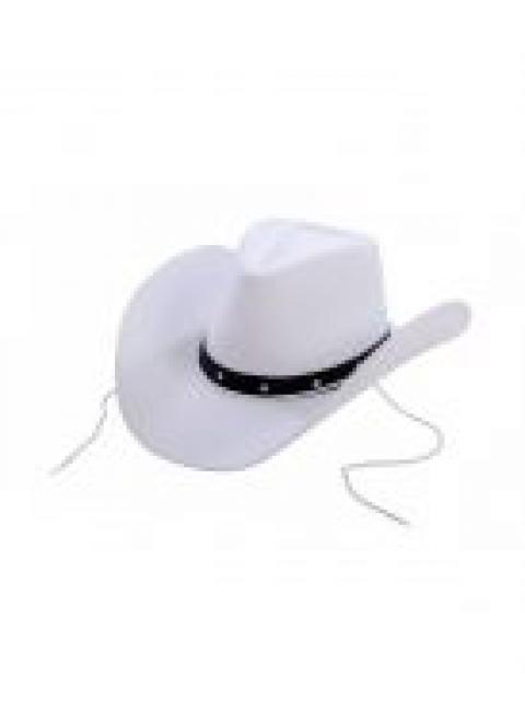 Chapeau cowboy blanc