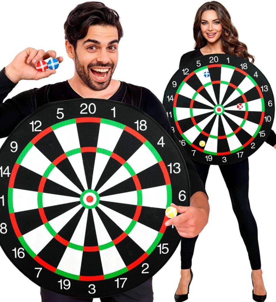 Poncho jeu de fléchettes