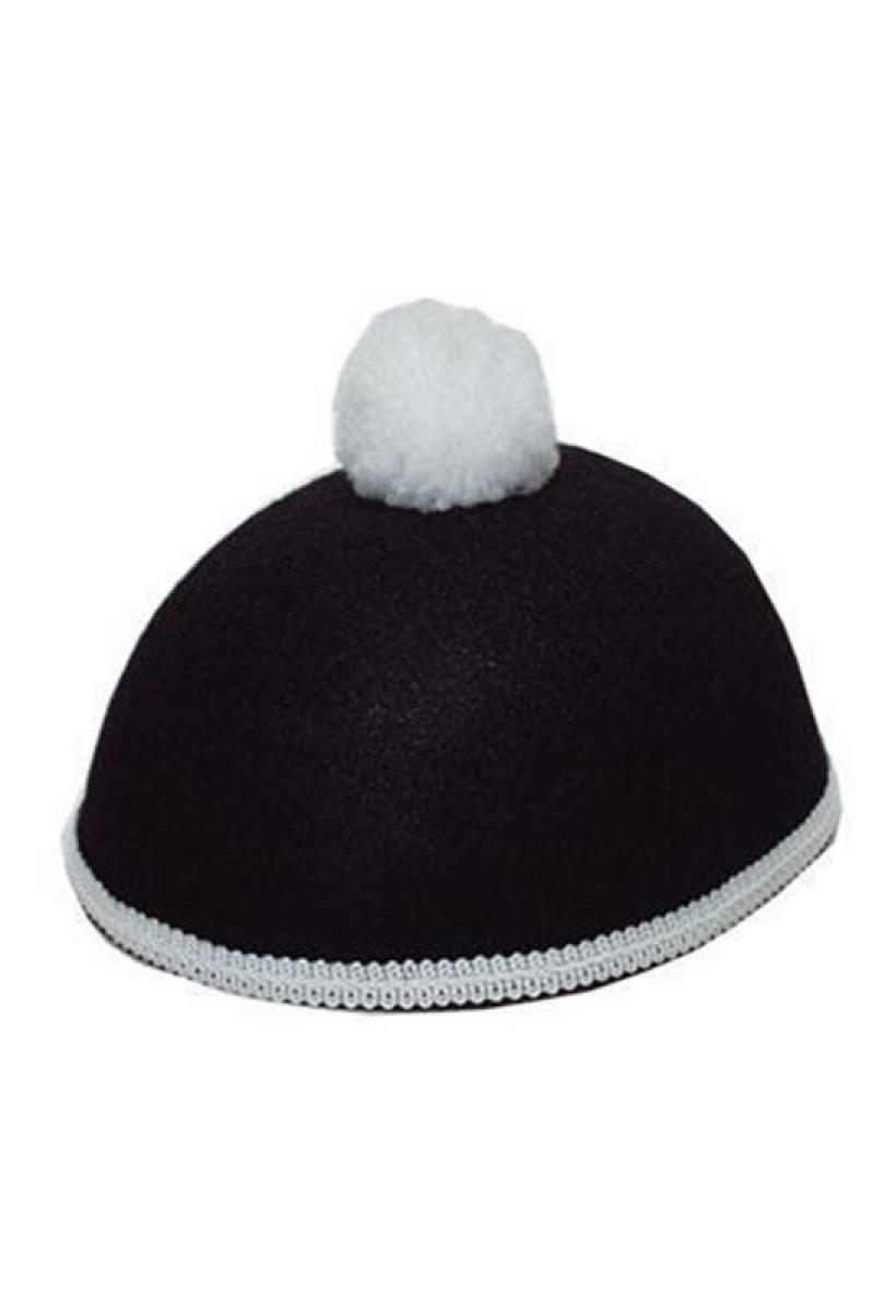 Calot pierrot avec pompom