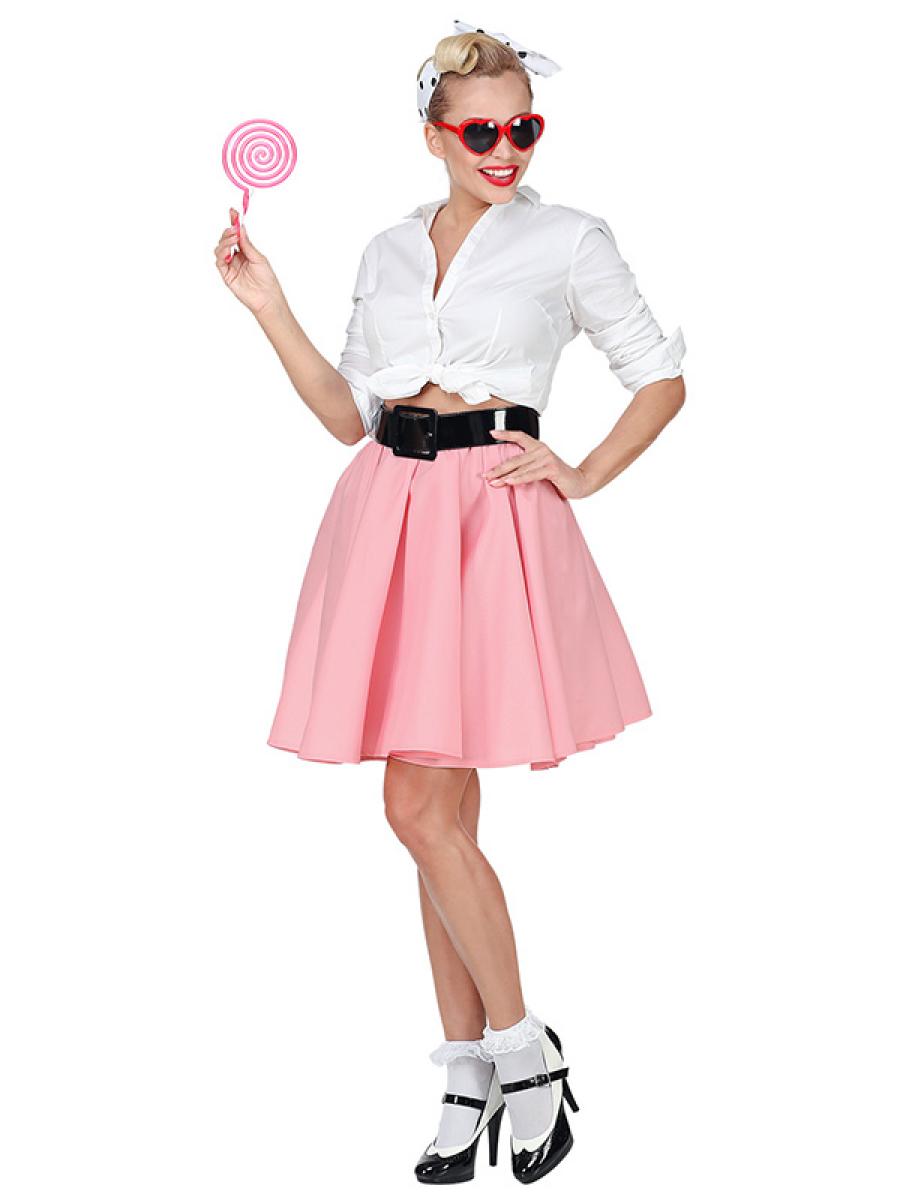 Jupe rock années 50 rose taille M/L