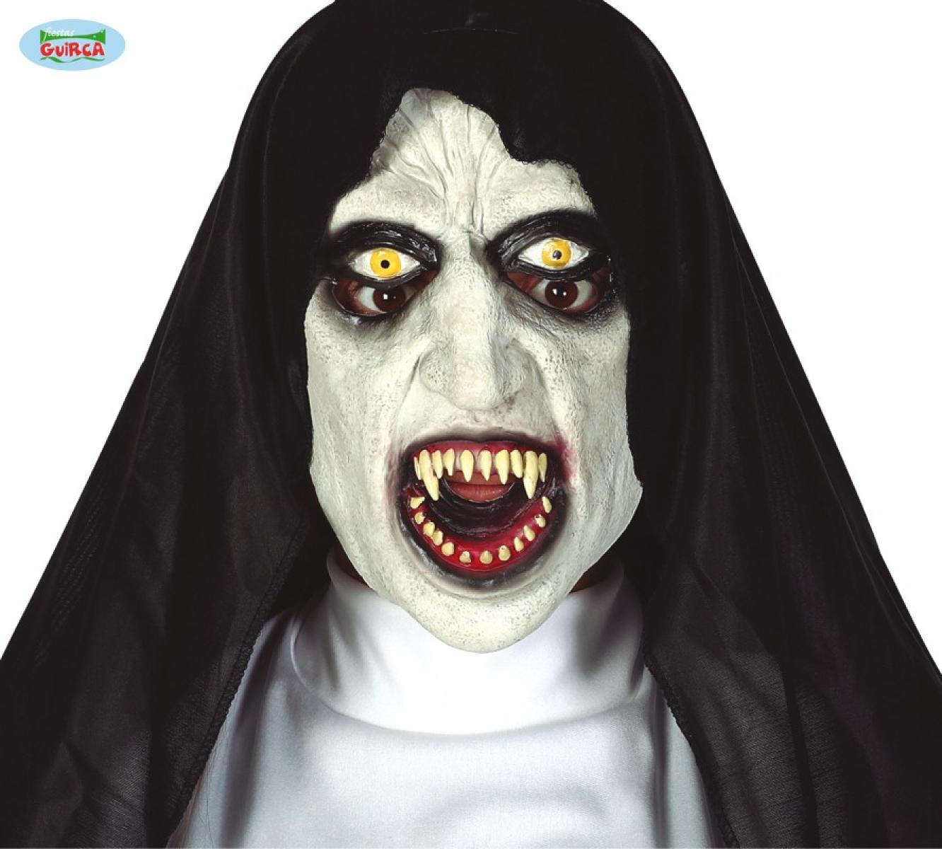 Masque de nonne avec capuche
