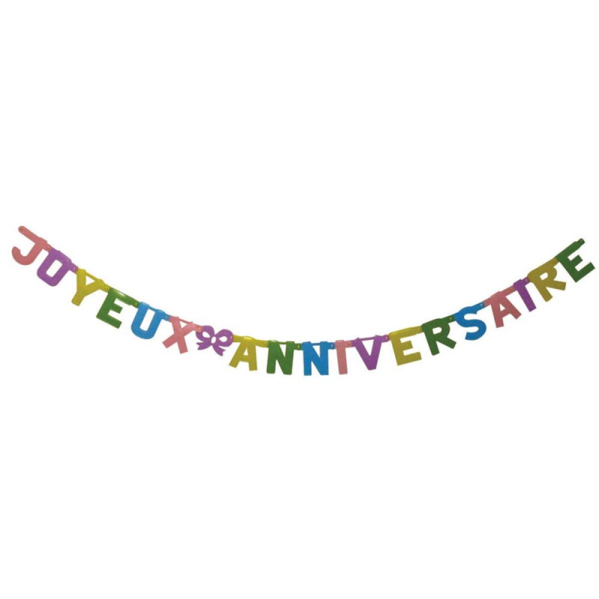Guirlande Joyeux Anniversaire 2 mètres