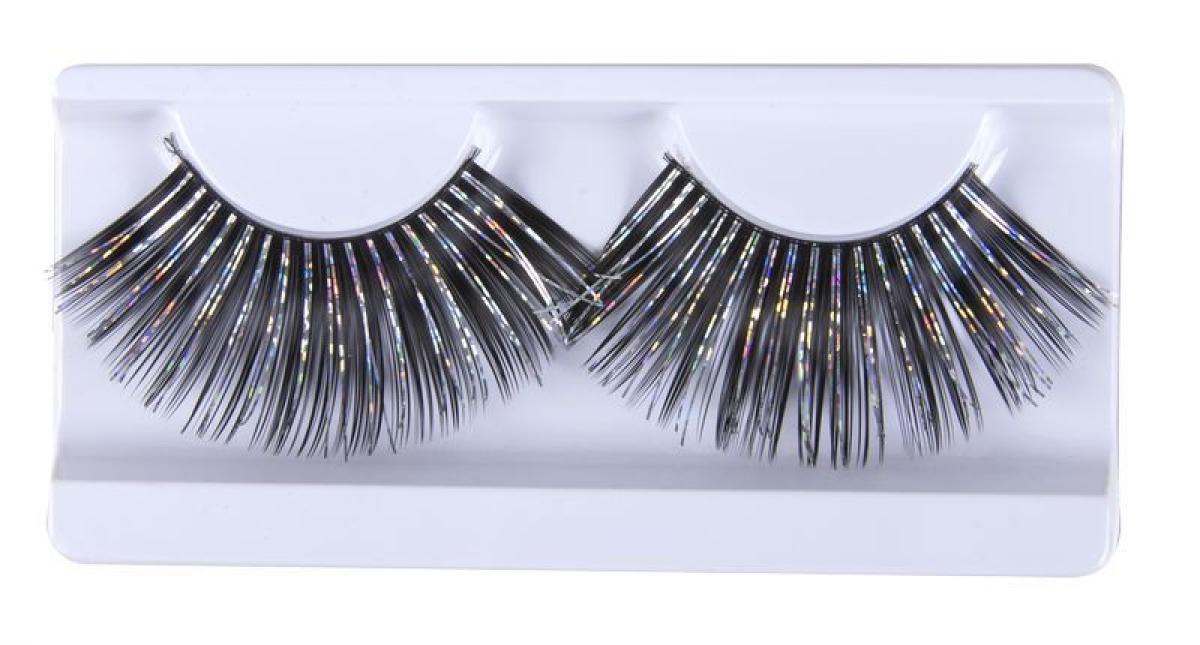 Faux cils noir / or ou argent