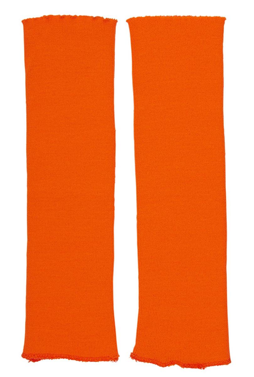 Chaussettes de danse jambières fluo orange