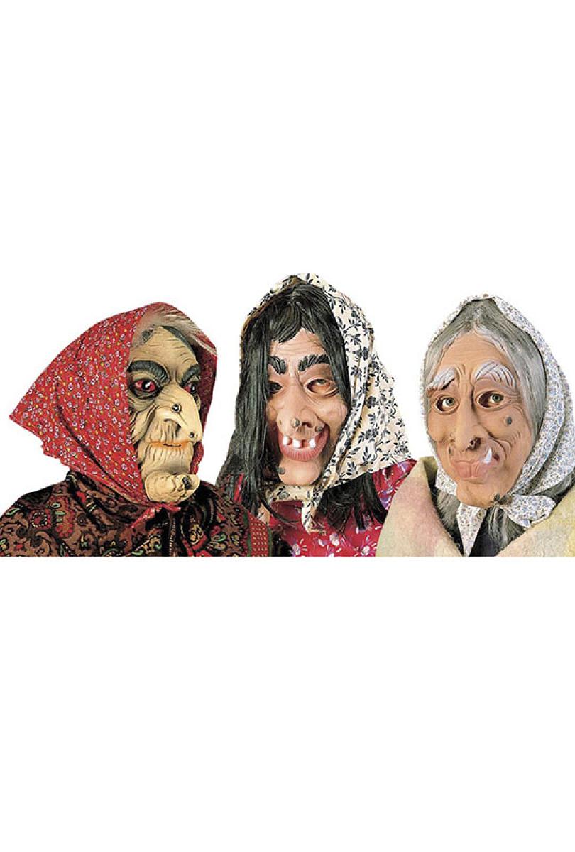 Masque souple sorcière avec foulard