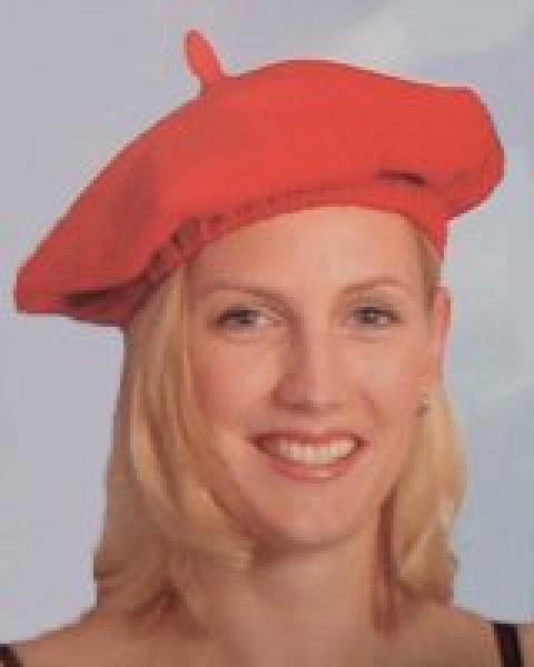Beret basque rouge