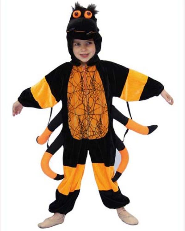 Araignee orange et noire 5/7 ans