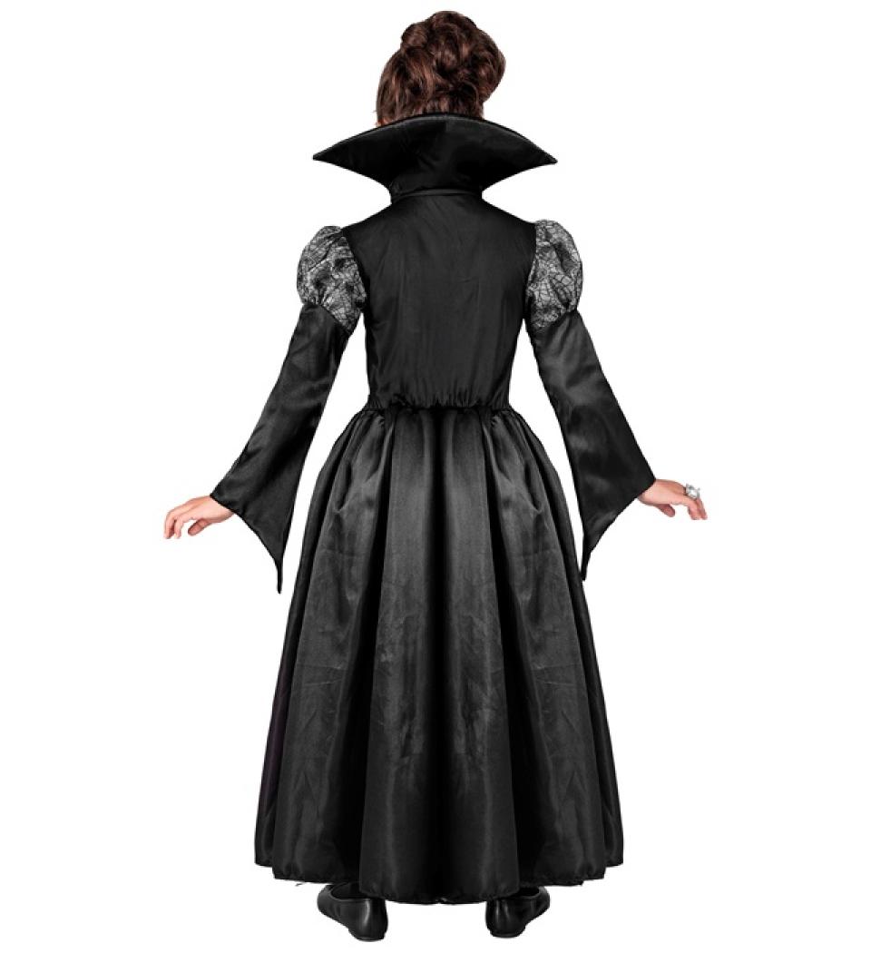 Vampiresse toile grise fille taille 8/10 ans