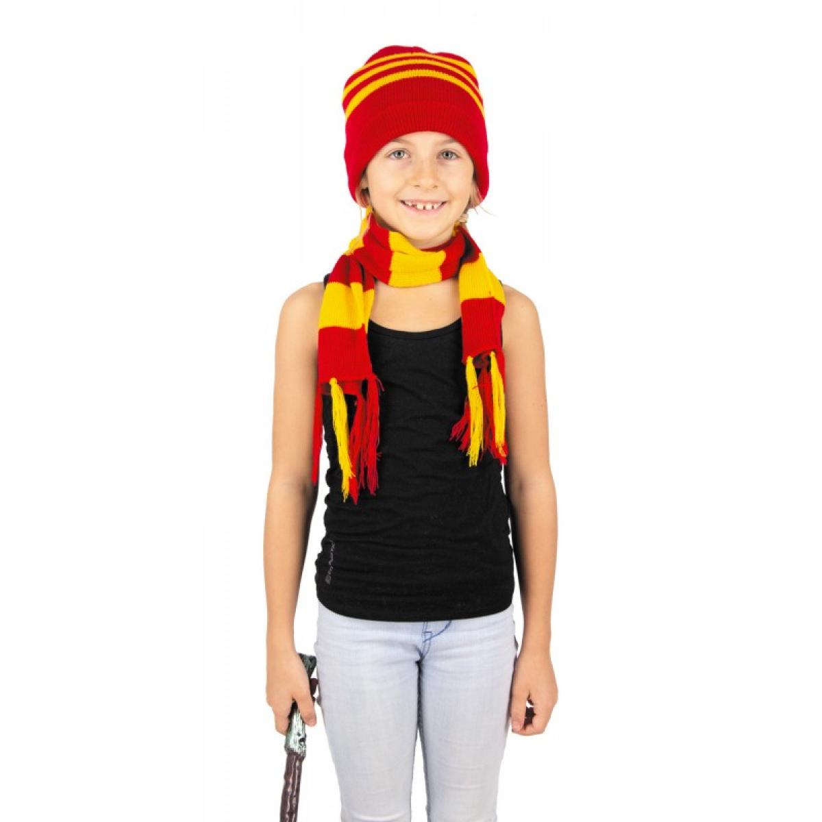 Bonnet et écharpe sorcier Harry Potter enfant