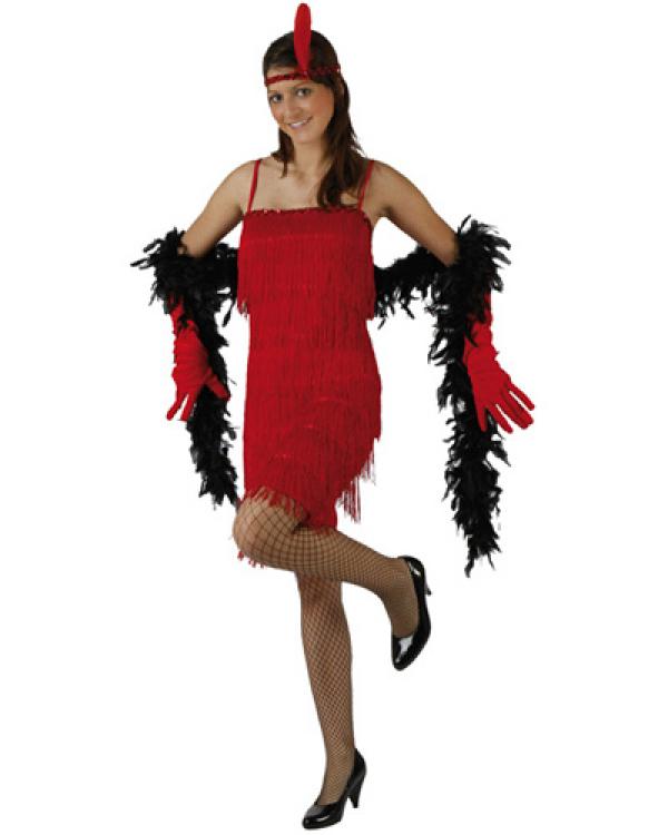 Robe Charleston rouge taille M/L