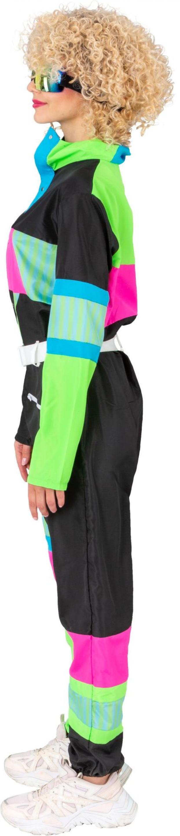 Combinaison de ski fluo années 80 taille XXL