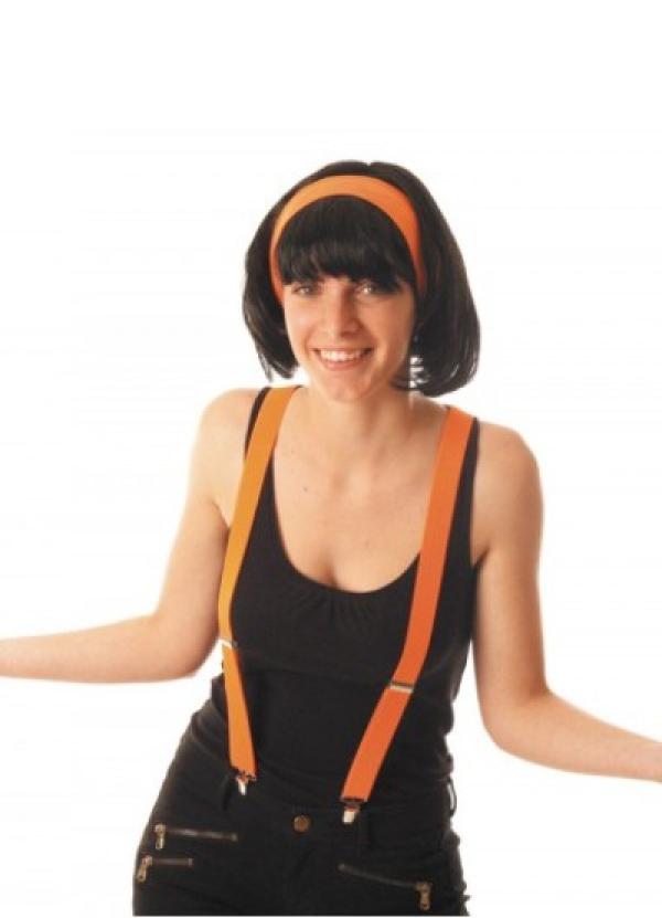 Bretelles fluo orange