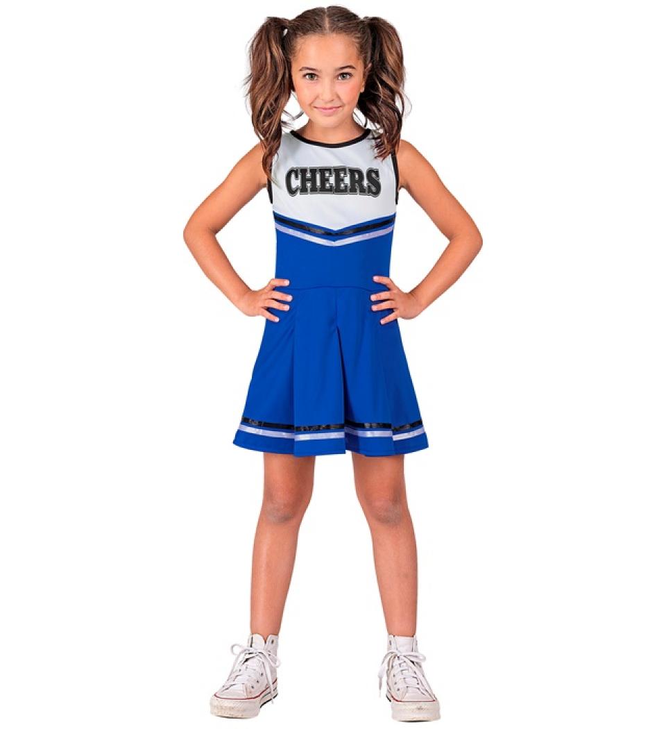 Cheerleader fille bleue taille 4/5 ans
