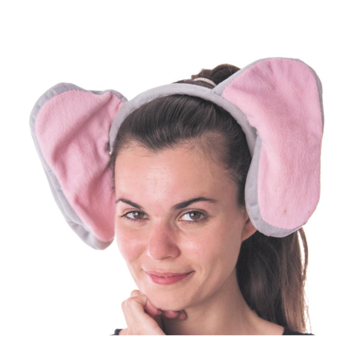 Serre-tête oreilles éléphant en velours