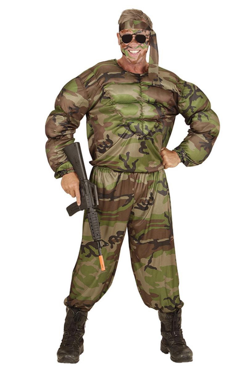 Militaire soldat Musclé taille L