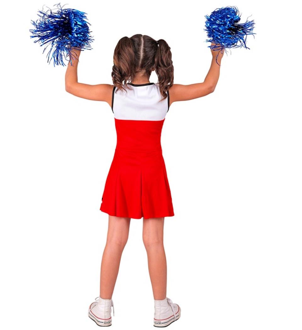 Cheerleader fille rouge taille 5/7 ans
