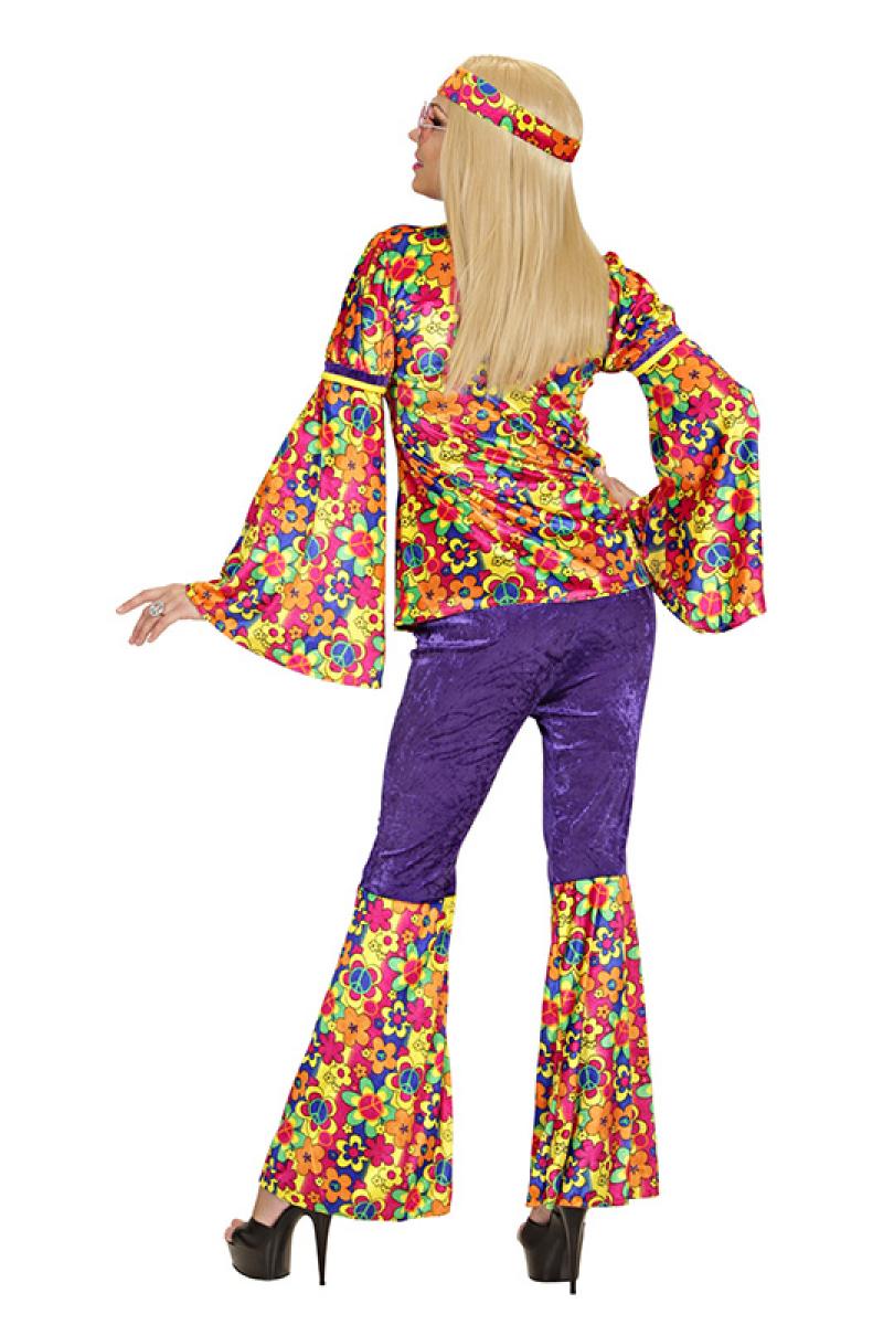 Hippie femme à fleurs taille XL